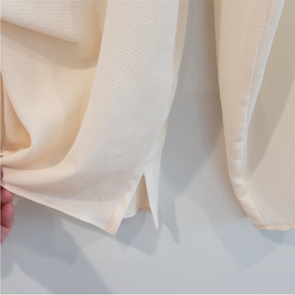 TOPSHOP Elegant Cream Twist Front Women's Top - Picture 7 of 11